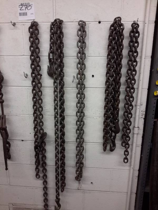 lot 270 image: Chains For Pulling
