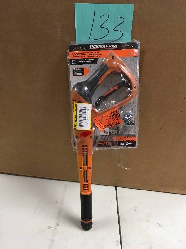 lot 133 image: Power Care 3000 psi., Trigger Gun Kit washer never used in box