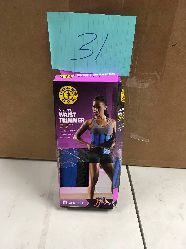 lot 31 image: Golds Gym Adjustable Waist Trimmer Belt