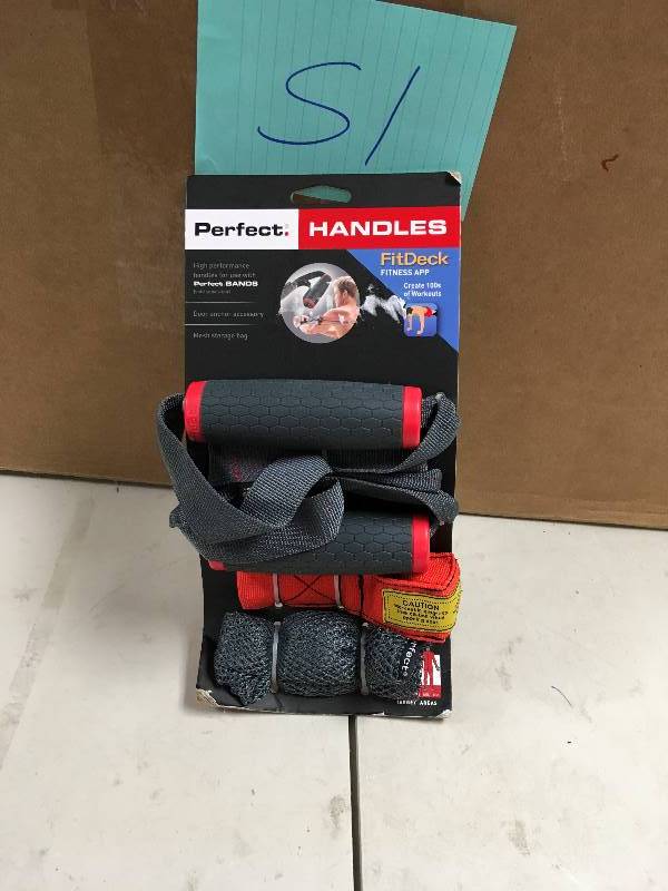 lot 51 image: Perfect Fitness Perfect Handles, Black