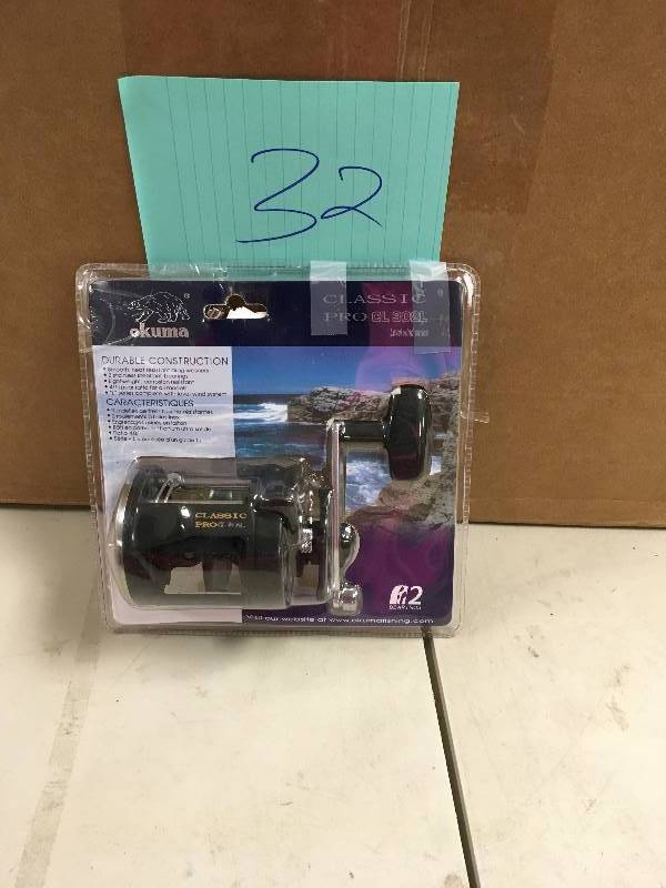 lot 32 image: Okuma Pro Baitcasting Reel