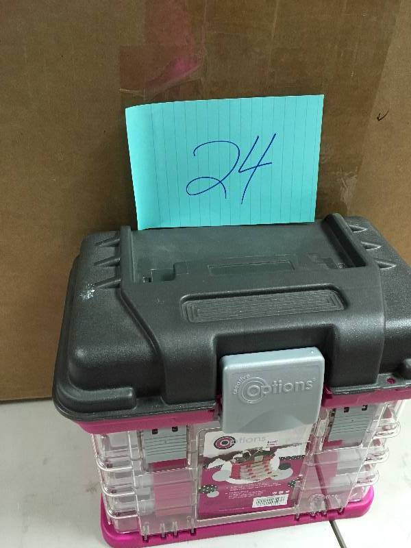 lot 24 image: Creative Options Storage Co. Small Rack System, Pink