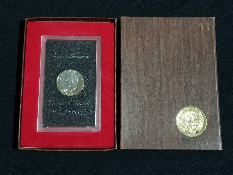 lot 11 image: 1971S US Proof Eisenhower Dollar
