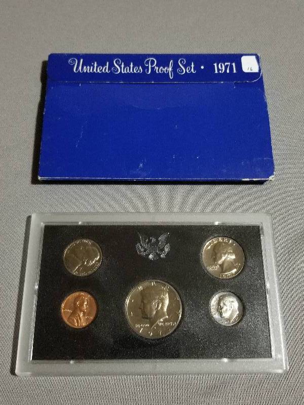 lot 16 image: 1971 US Mint Proof Set