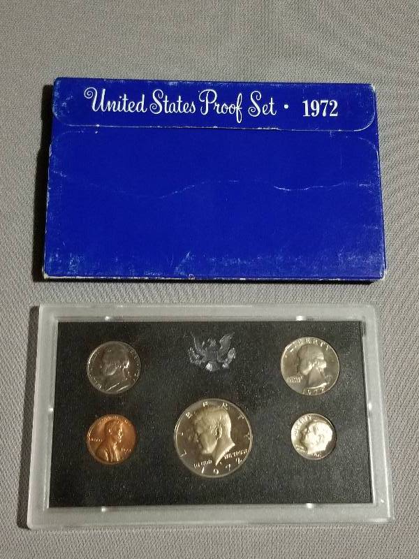 lot 17 image: 1972 US Mint Proof Set