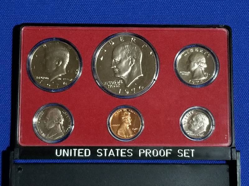 lot 19 image: 1974 US Mint Proof Set