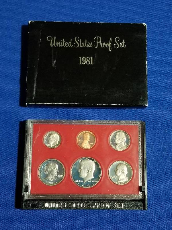 lot 26 image: 1981 US Mint Proof Set