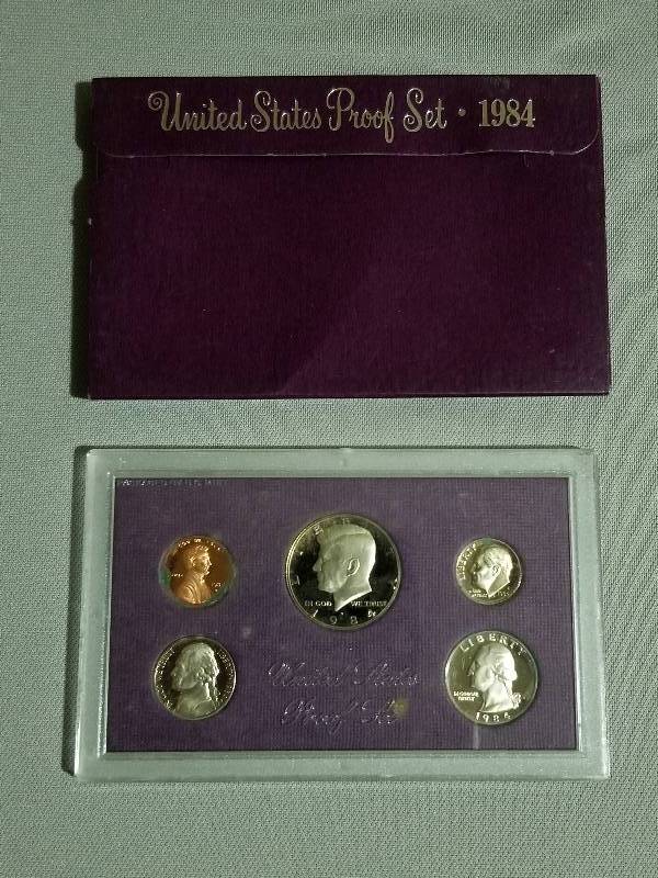 lot 29 image: 1984 US Mint Proof Set