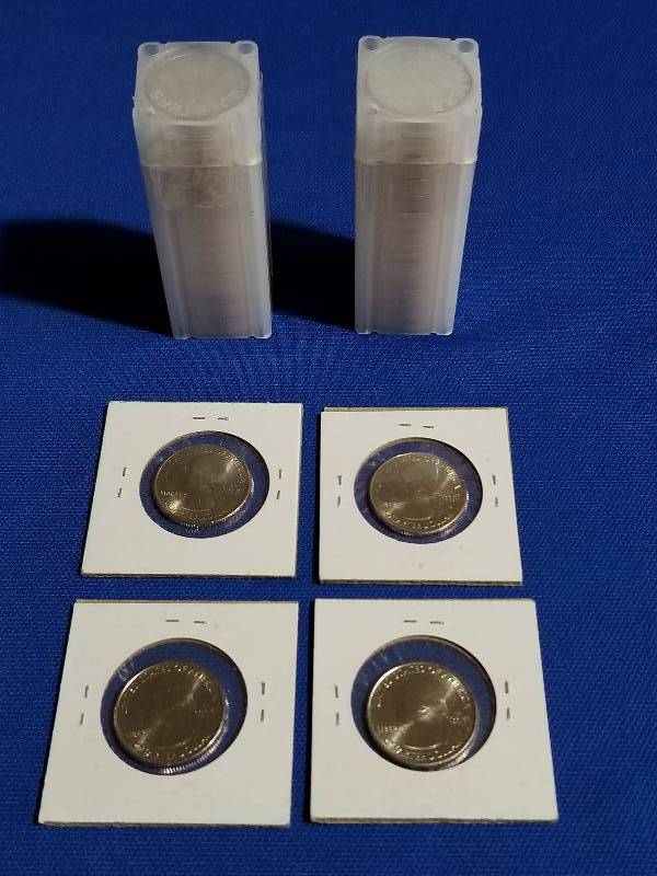 lot 73 image: 201020112012201320142015, 1st 2 of 2016 America the Beautiful National Park Uncirc P&D Quarters, $22 FV