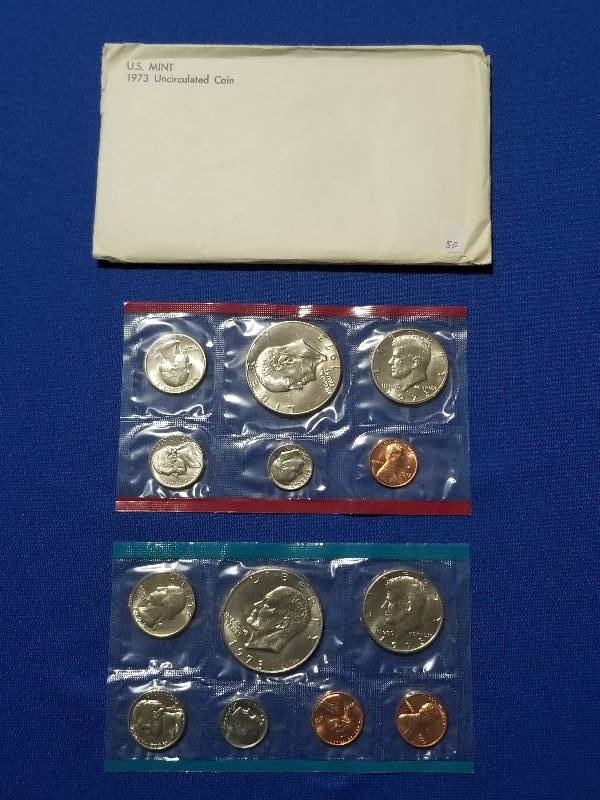 lot 83 image: 1973 US Mint Uncirculated Coin Set