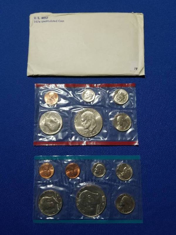lot 84 image: 1974 US Mint Uncirculated Coin Set