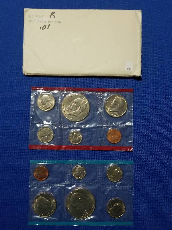 lot 85 image: 1975 US Mint Uncirculated Coin Set