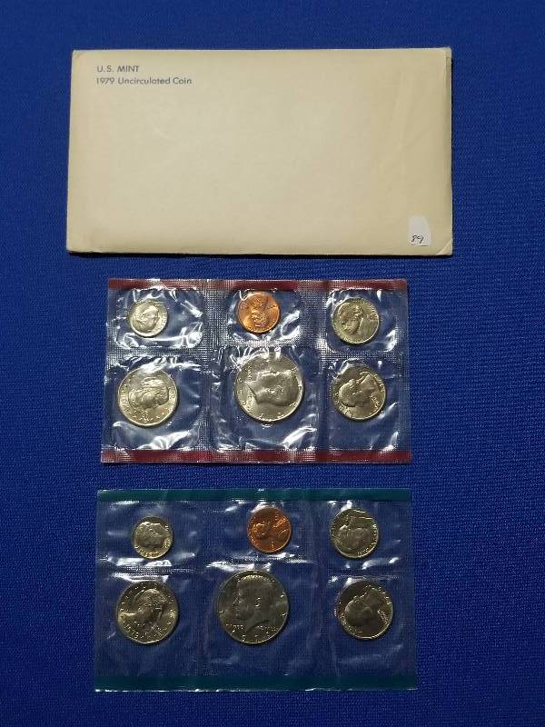 lot 89 image: 1979 US Mint Uncirculated Coin Set