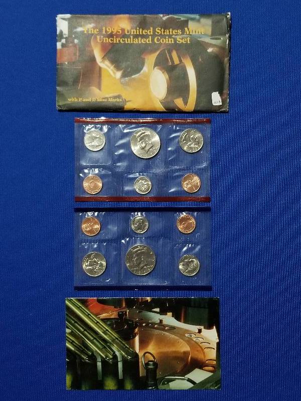 lot 103 image: 1995 US Mint Uncirculated Coin Set