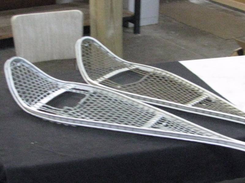 lot 9 image: Metal Snow Shoes