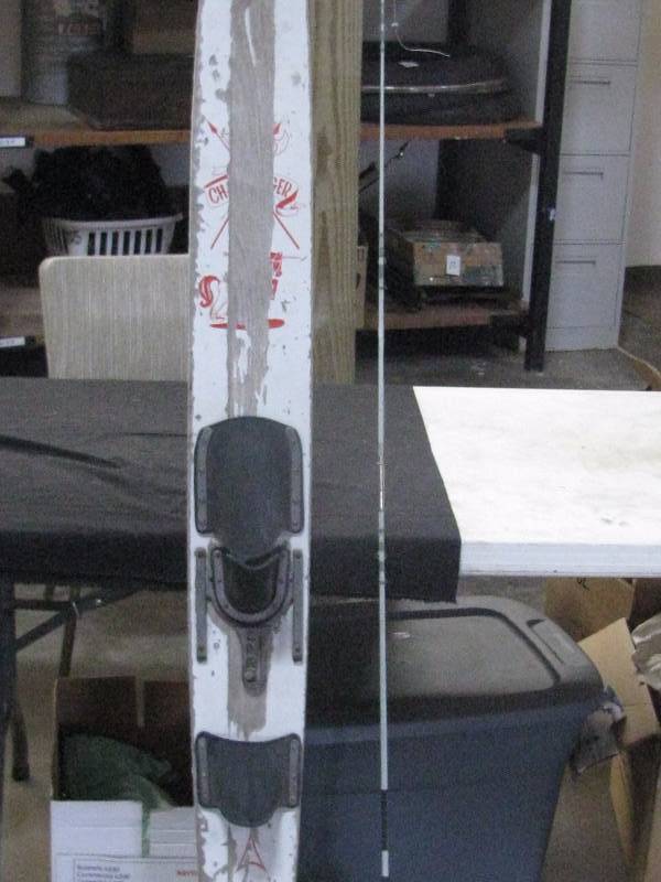 lot 30 image: Water Ski & Fishing Rod