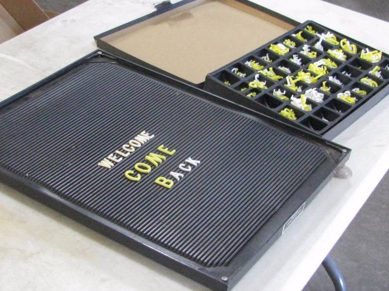 lot 77 image: Letter Board