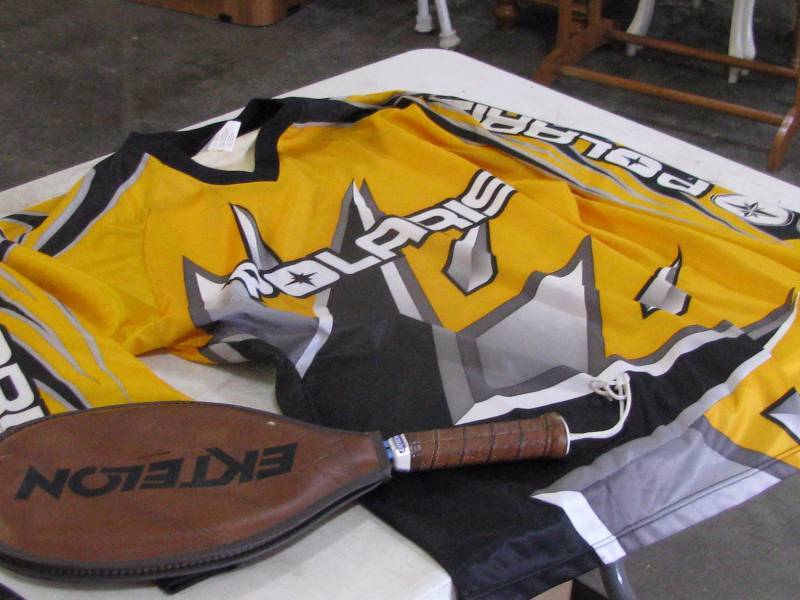 lot 122 image: Polaris Shirt & Racket ball Racket