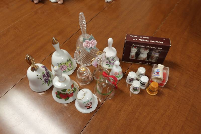 LOT OF BELLS AND THIMBLES