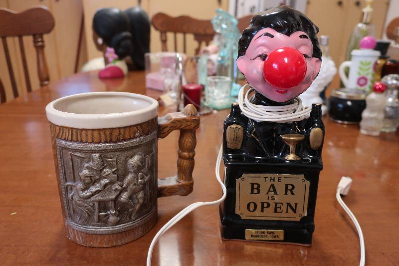TWO VINTAGE BAR NOVELTIES