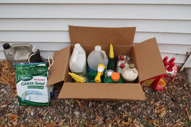 GARDEN CHEMICALS AND AUTO FLUIDS