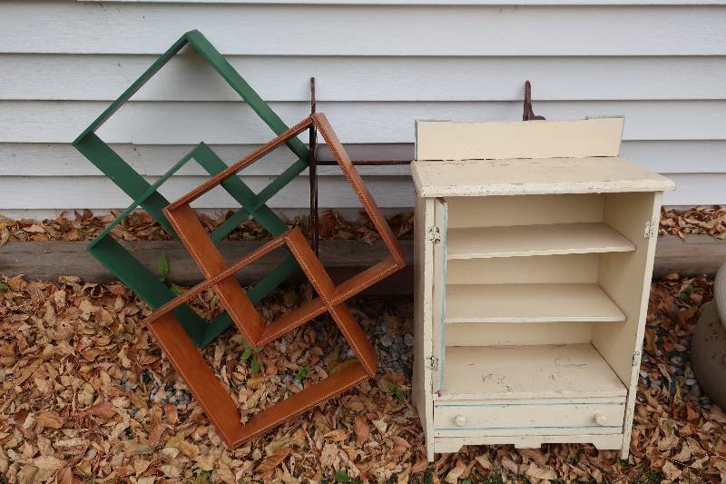 WOODEN SHELF UNITS