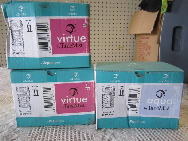 lot 24 image: 3 Boxes of 6 Each Time Mist 60 Day ...