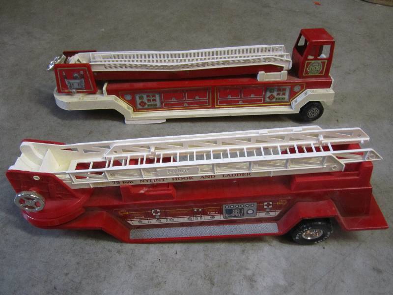 lot 53 image: Lot of 2 Back ends of Fire Trucks T...