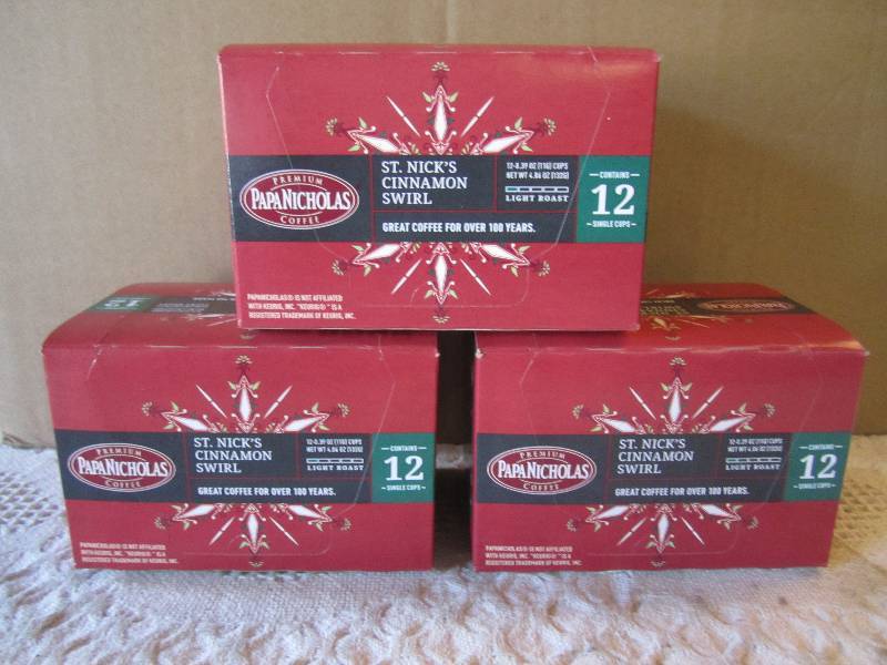 lot 123 image: Lot of 36 (3 boxes of 12) Papa Nich...