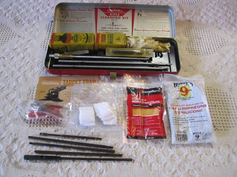 lot 230 image: Outers Gun Cleaning Kit with Misc E...