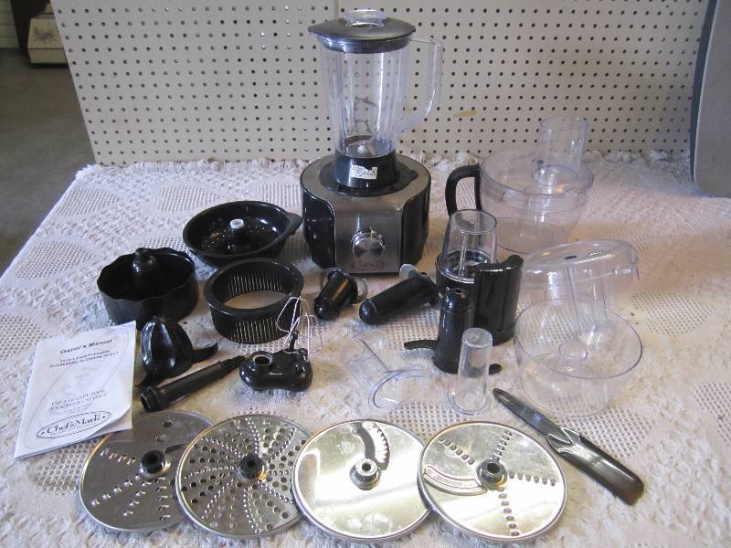 lot 243 image: Chefs Mark 14-In-1 Food Processor ...