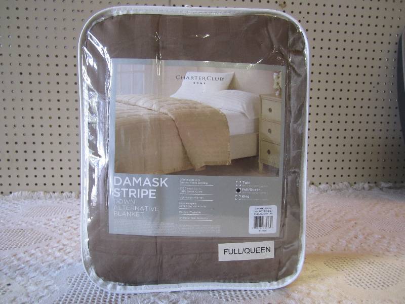 lot 247 image: Charter Club Damask Stripe Down Alt...