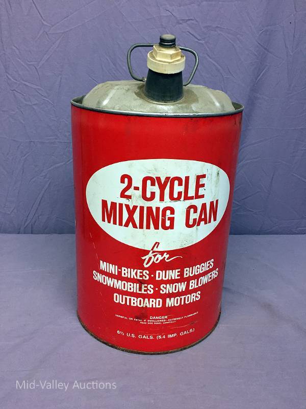 Vintage gas can