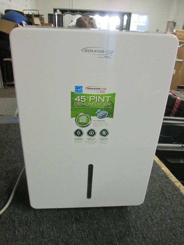 soleusaair 45 pint dehumidifier tes...