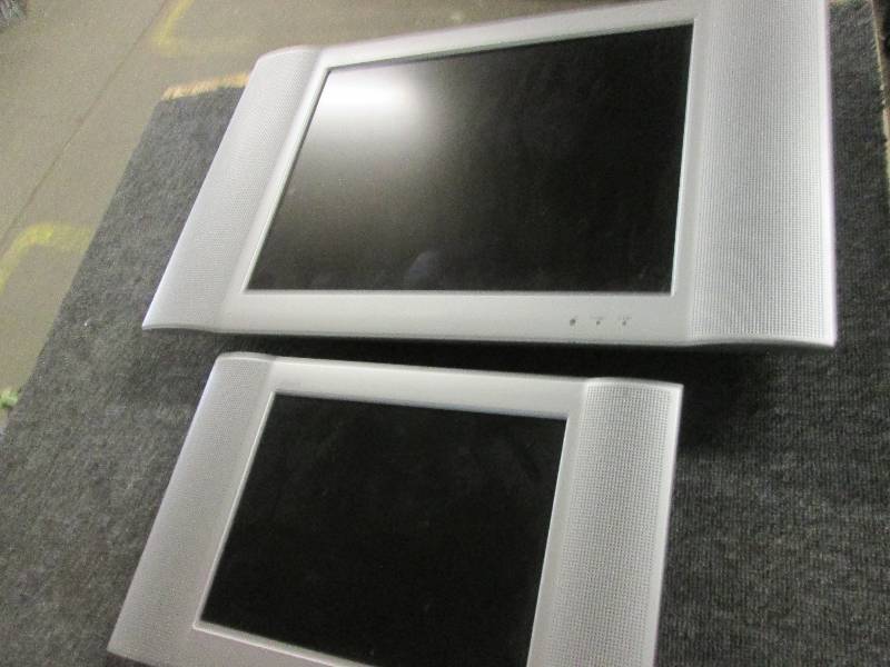 2 - 12 volt tvs no power cords unt...