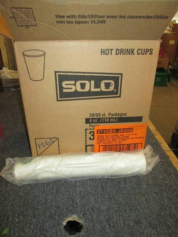 1 case of 2050  4oz paper hot drin...