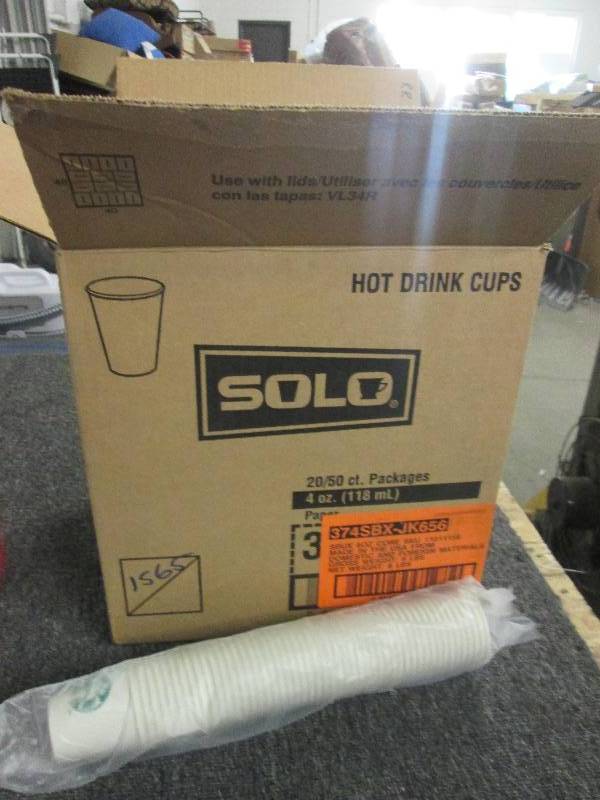 1 case of 2050  4oz paper hot drin...