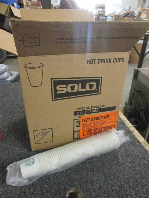 1 case of 2050  4oz paper hot drin...
