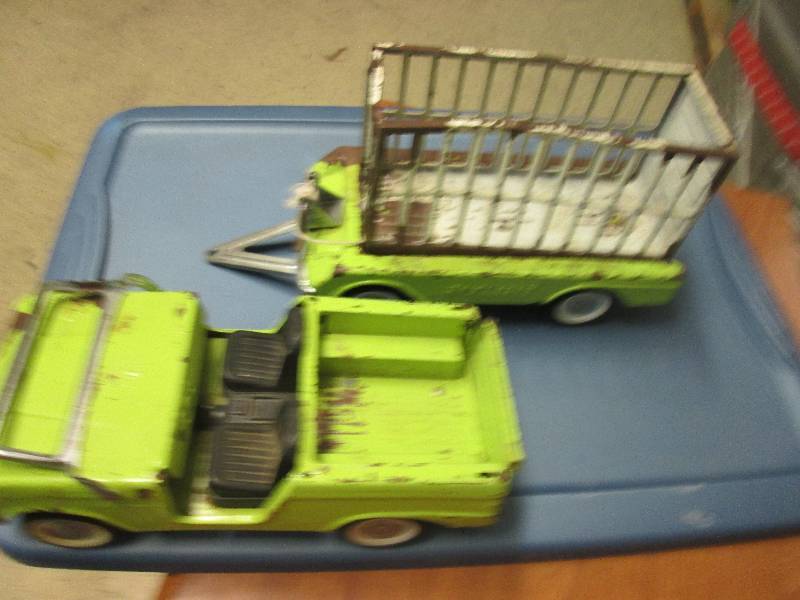 lot of toys some vintage and tote ...