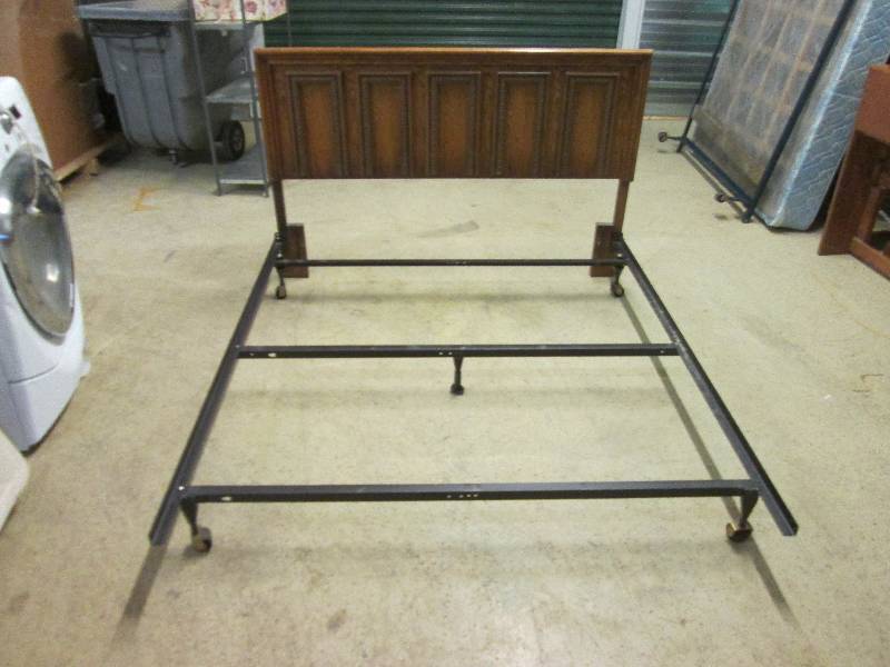 headboard and mattress and box spri...
