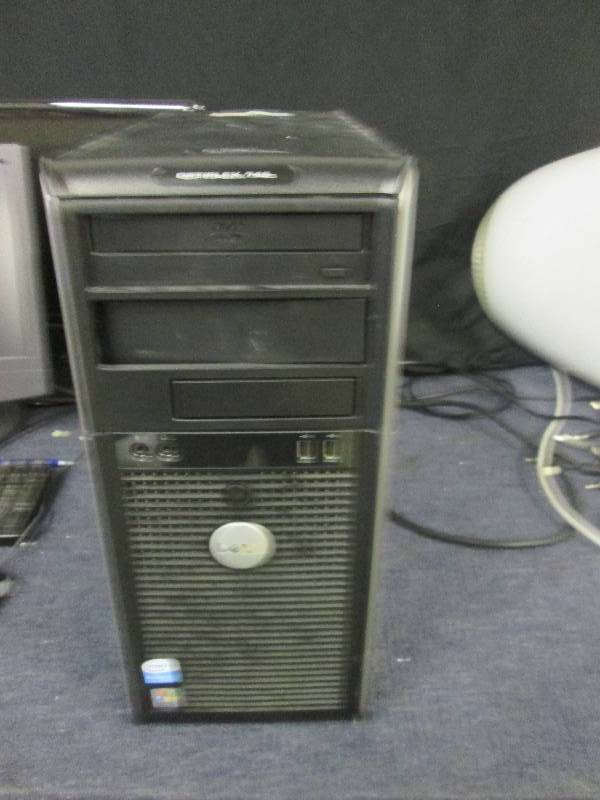 dell optiplex 745 powers on tower on...