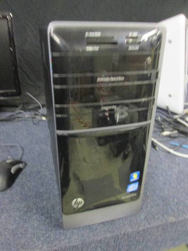 hp computer tower no hardrive power...