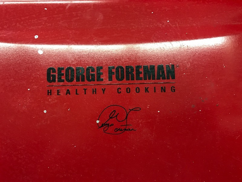 lot 934 image: GEORGE FOREMAN GRILL