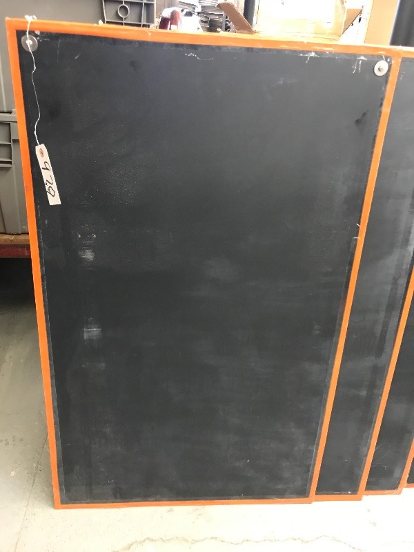 lot 970 image: 4 MDF BLACKBOARDS