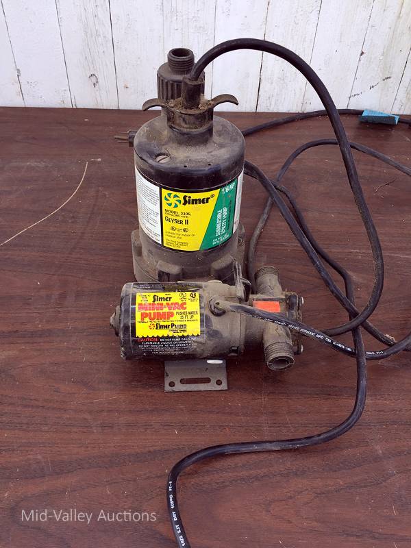 lot 106 image: 2 pumps