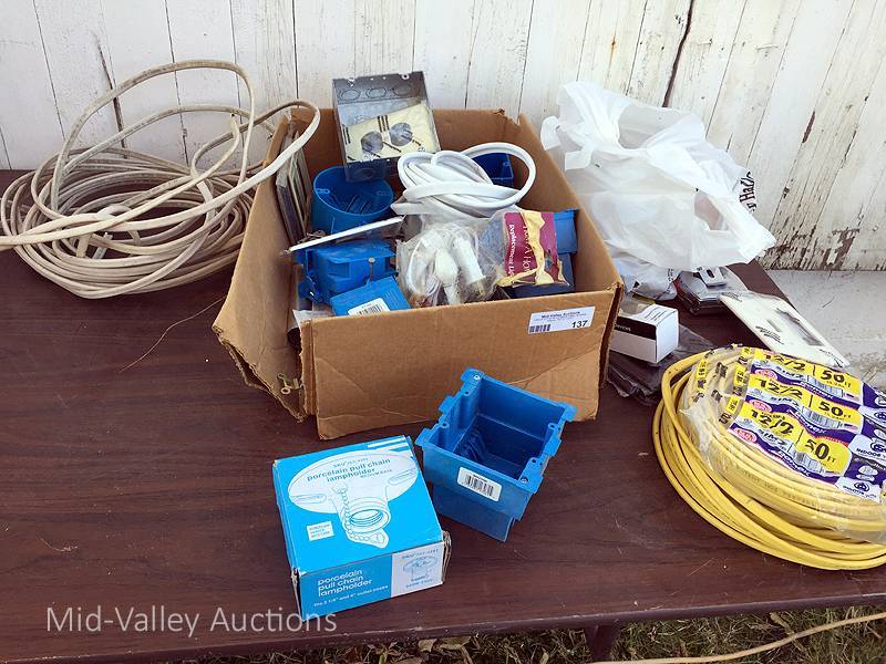 lot 137 image: Electrical Lot
