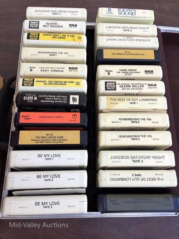 lot 139 image: 8 Track Tapes