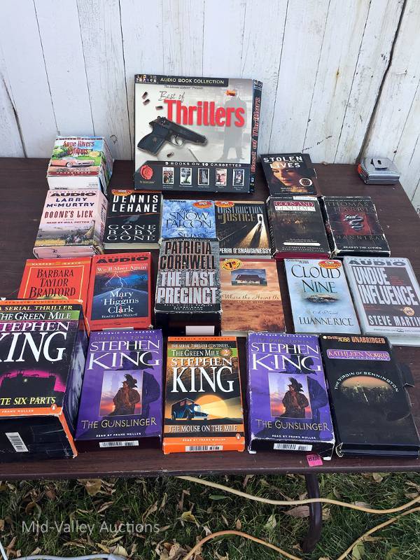 lot 140 image: Audio Cassette Books