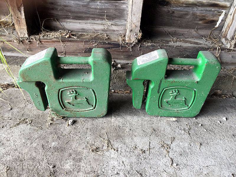 lot 53 image: John Deere Tractor Weights