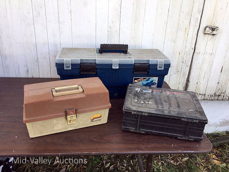 lot 181 image: Tackle Boxes and contents